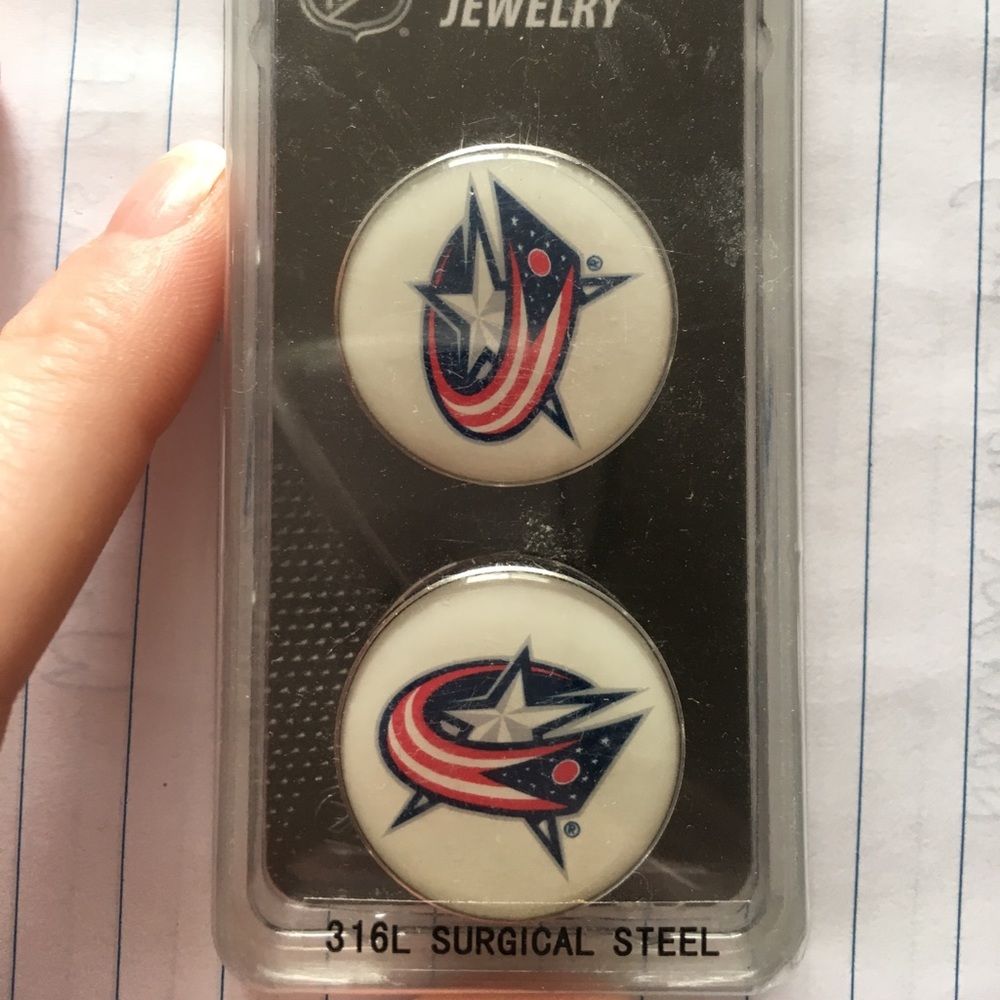 22mm 7/8 Columbus Blue Jackets Gauges Plugs